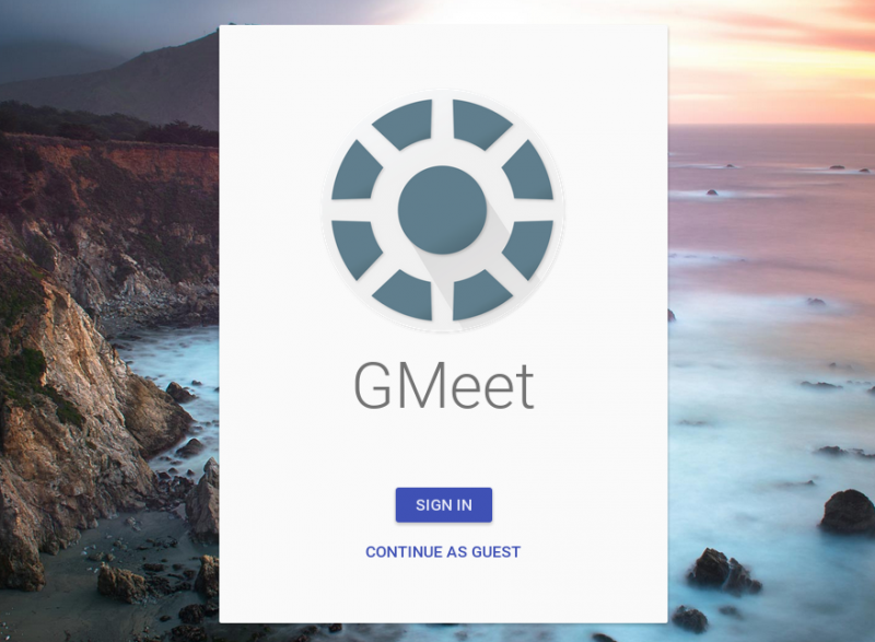 Google appears to be testing a new teleconferencing service called GMeet