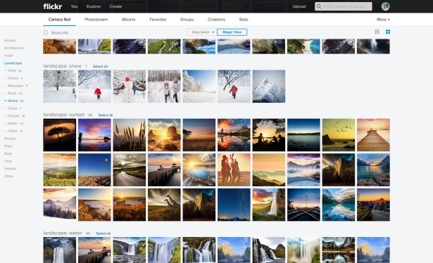 flickr yahoo photography pictures redesign images image search photographs magic view uploadr camera roll