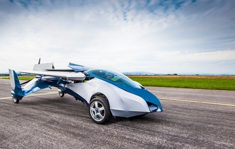 AeroMobil flying car prototype crashes, pilot suffers only minor injuries