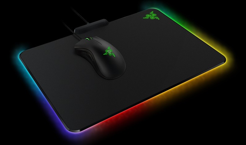 Razer has a mousepad with embedded RGB LED lighting