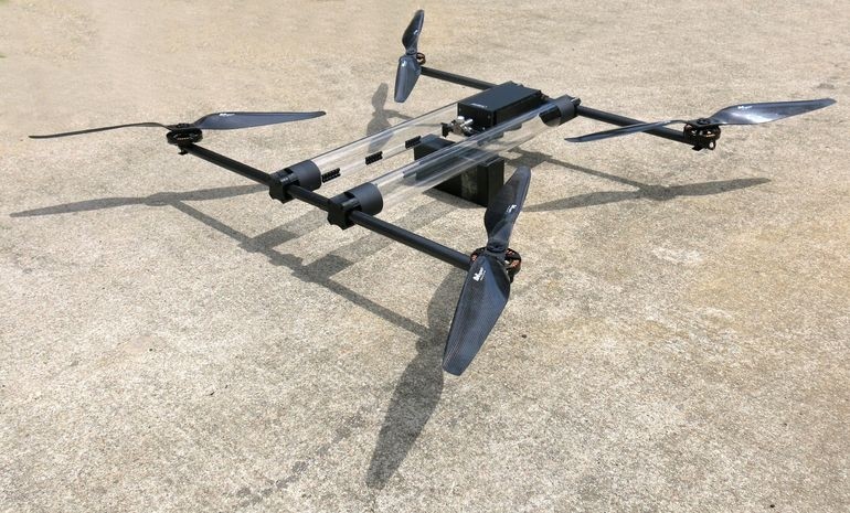 hydrogen-powered hydrogen drone aerial drone hydrogen-powered drone hycopter horizon unmanned systems hus