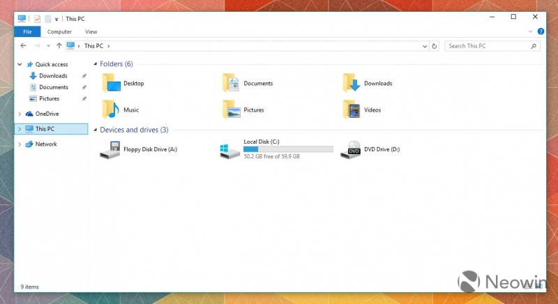 New Windows 10 build leaks with updated set of icons