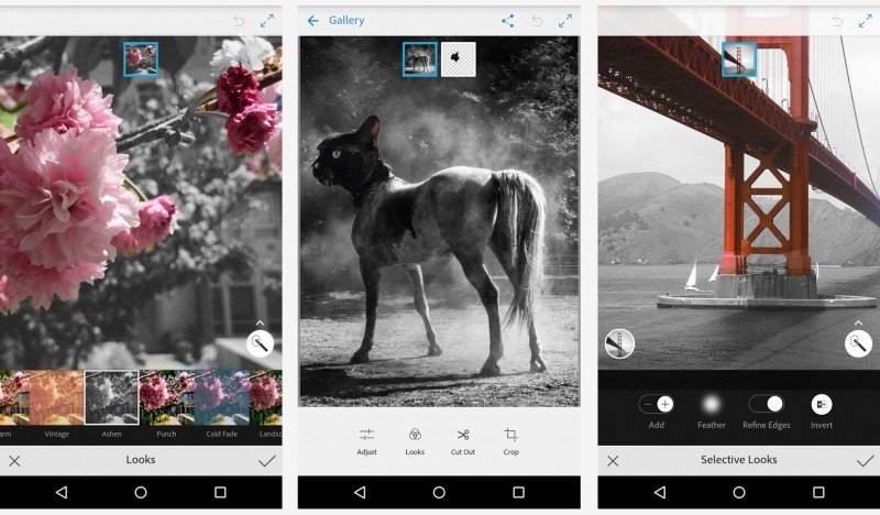 Adobe Photoshop Mix, Brush CC, Color CC and Shape CC apps arrive for Android and iOS