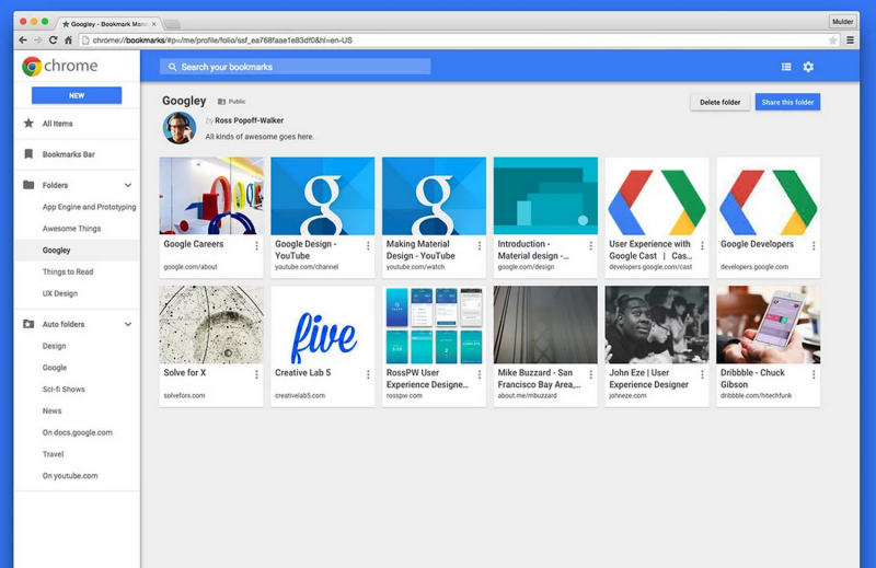 Google reverts back to previous version of Chrome's bookmark manager after public outcry