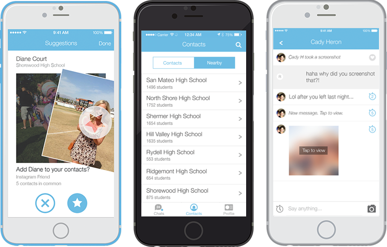 android ios messaging instagram snapchat app industry jott