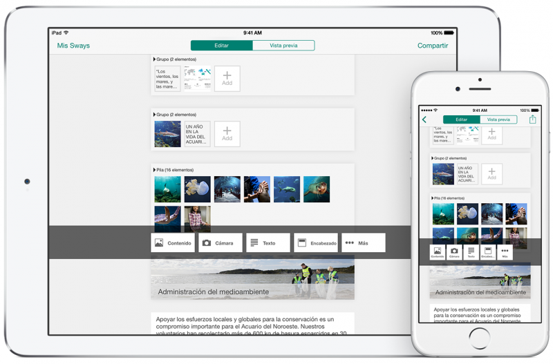 microsoft sway ipad windows 