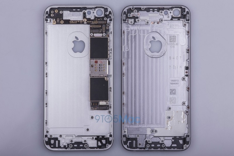 Purported images on an iPhone 6s' housing leak, look exactly as the current version
