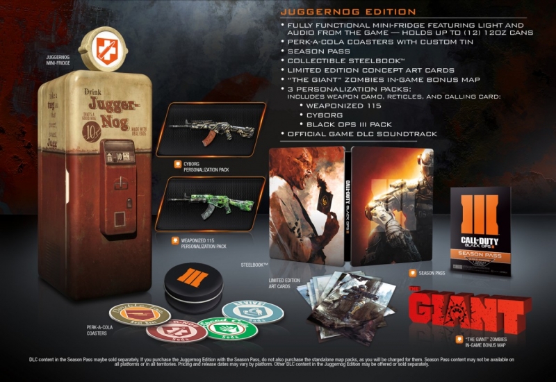 Call of Duty: Black Ops III 'Juggernog Edition' comes with a refrigerator