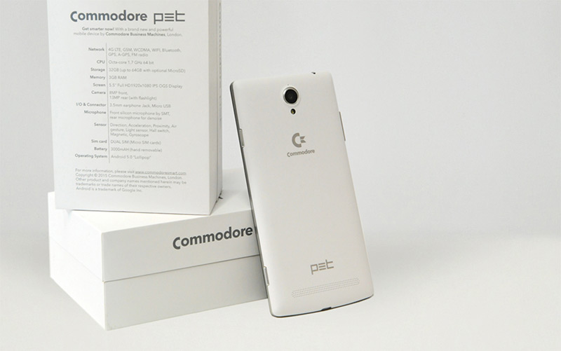 Commodore returns to the market with a rebadged Android smartphone