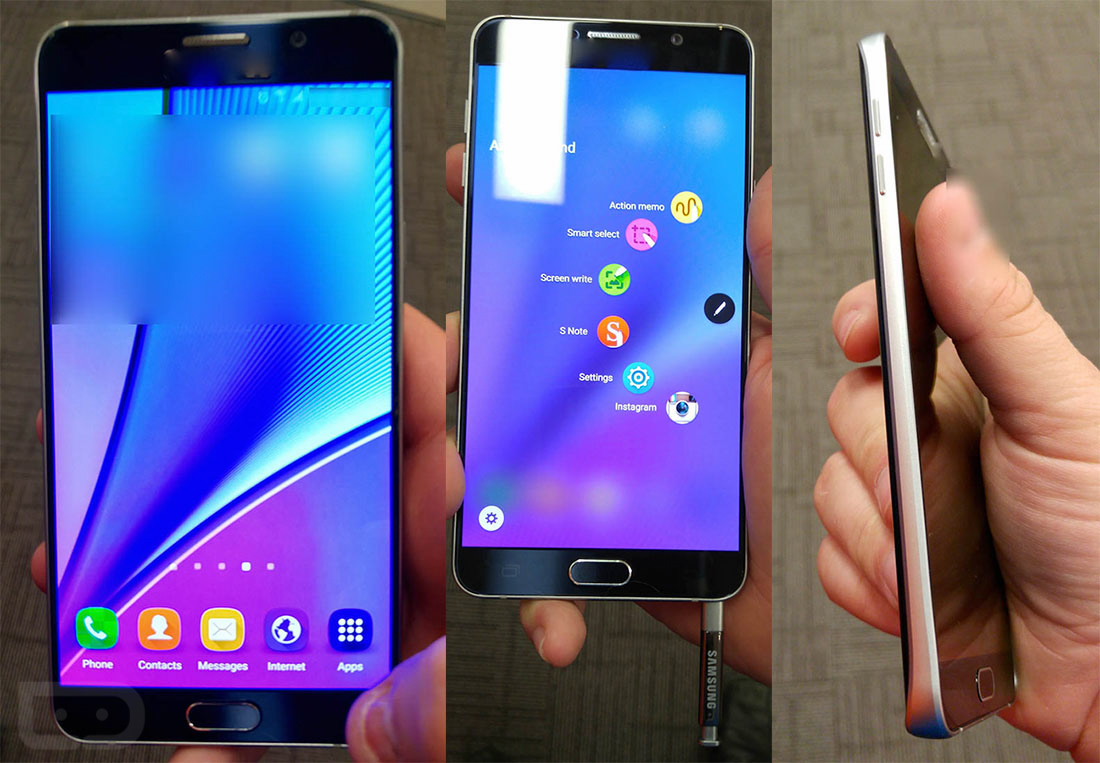 New Galaxy Note 5 leaked photos quash hopes for microSD slot or removable battery