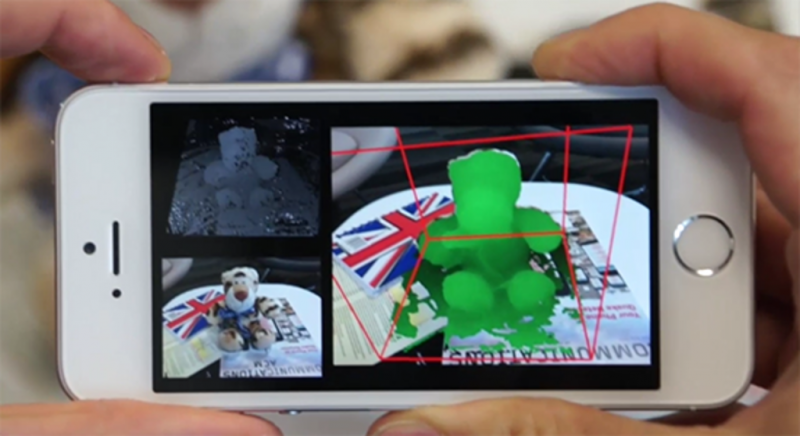 Microsoft is working on a technology that turns a smartphone's camera into a 3D scanner