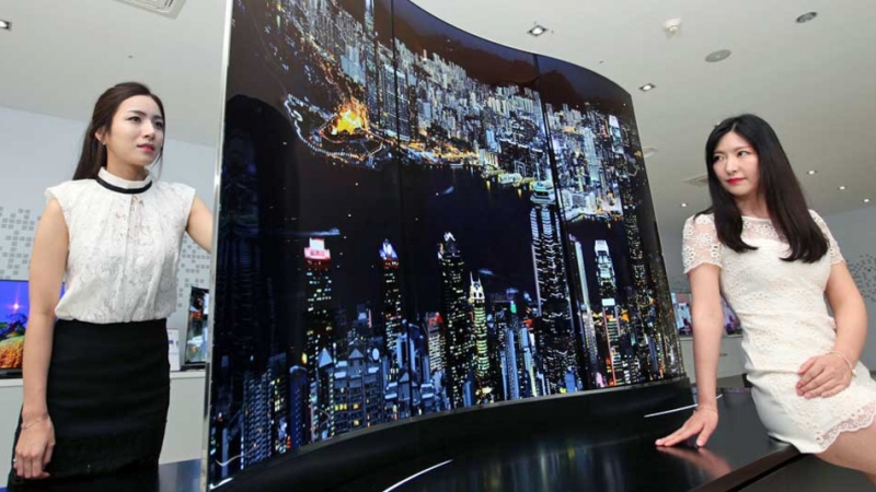 LG shows off double-sided TV and wallpaper OLED panel at IFA electronics show
