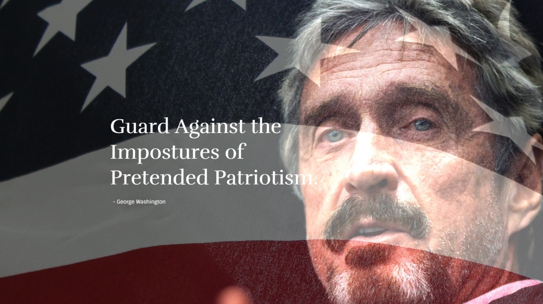 Eccentric millionaire John McAfee is running for president