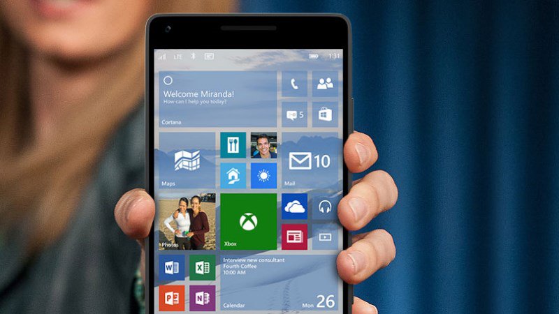 Microsoft releases Windows 10 Mobile Insider Preview build 10586