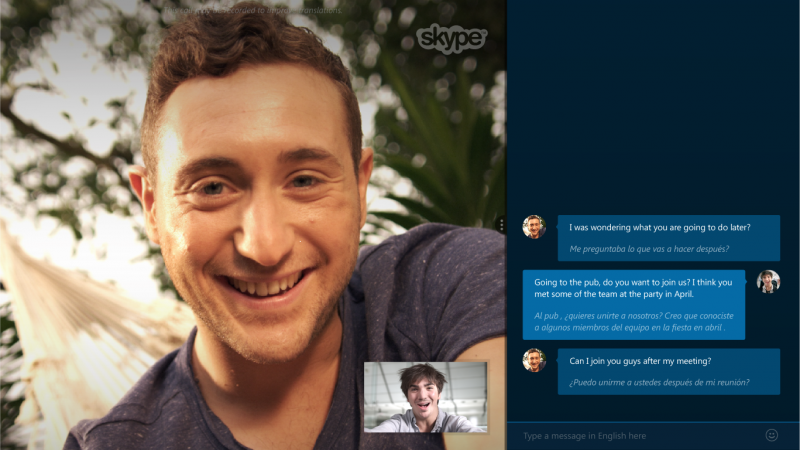 Now you can Skype with people who speak a different language in real-time