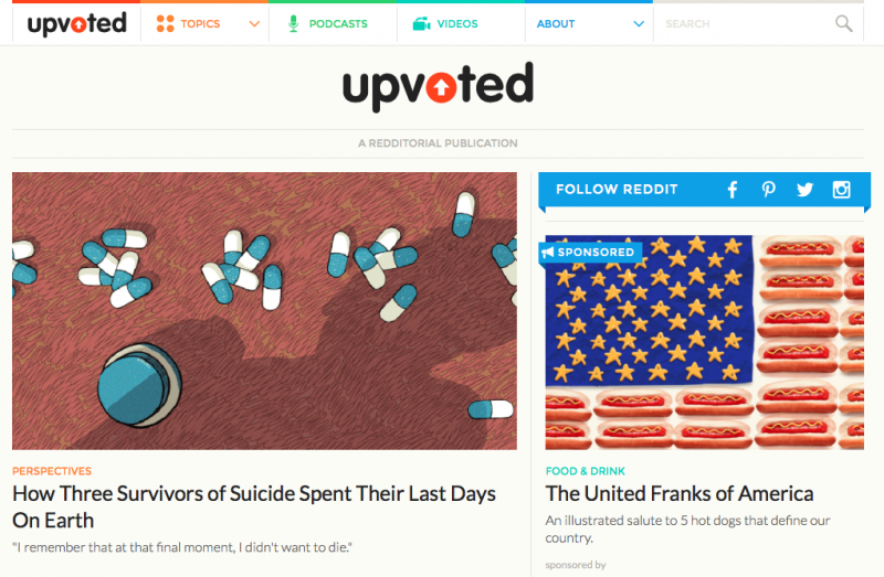 Reddit has a new site called Upvoted, but you can't comment on it