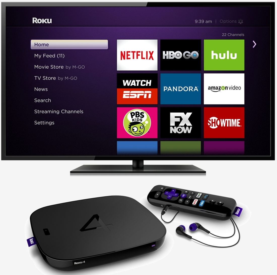 Roku 4 gets official with faster quad-core processor, 4K video support and remote finder
