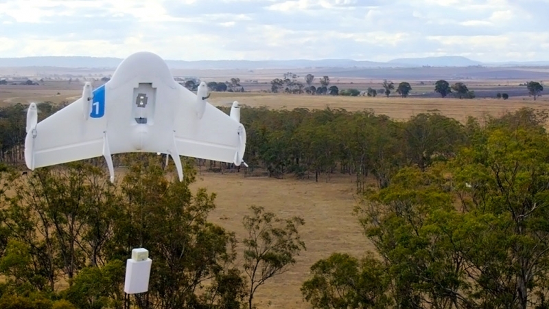 Two delivery drones built by Google will soon be tested in the US