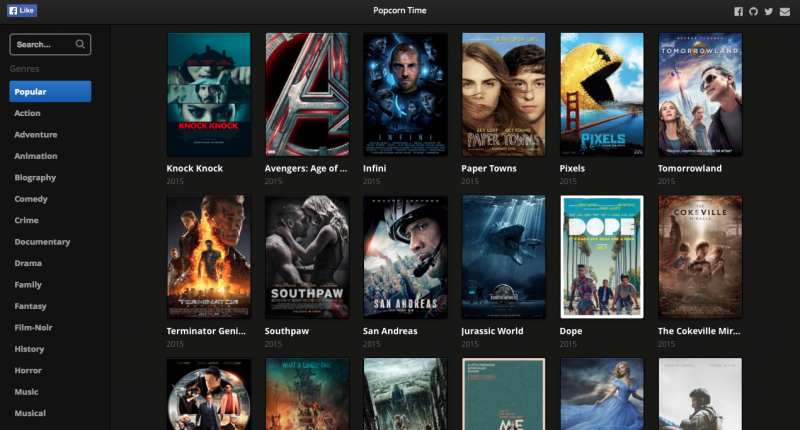 Popcorn time on shop ps4