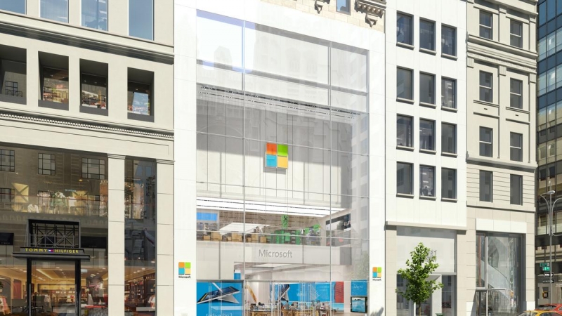 Microsoft's massive New York flagship store opening today