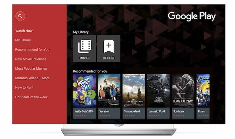 Google Play Movies and TV will soon be available on LG smart TVs