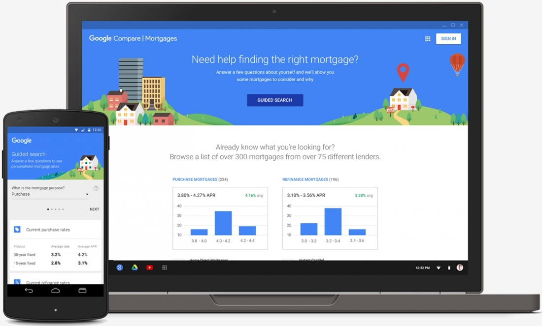 Google launches comparison tool for home mortgages