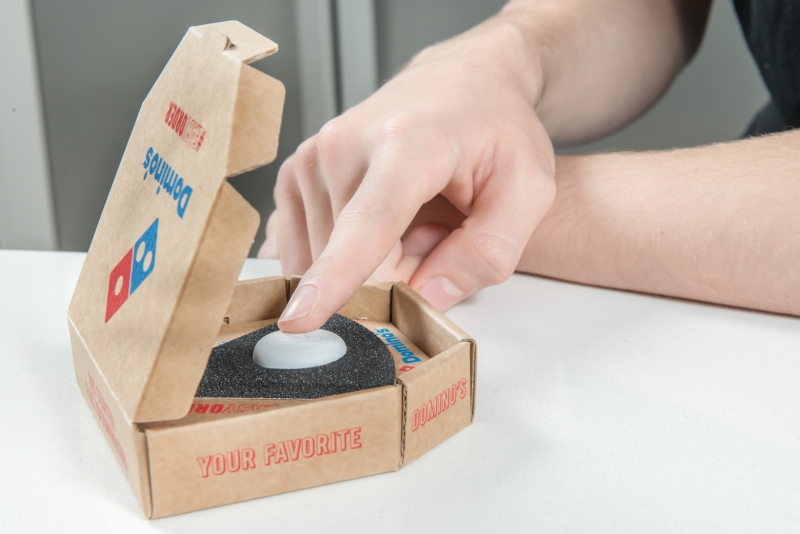 Domino's UK now lets you order pizza with just the press of a button