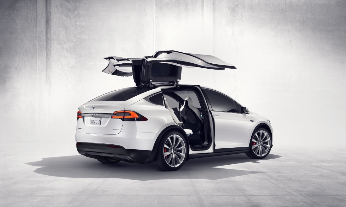 Tesla Model X electric SUV starts at $80,000