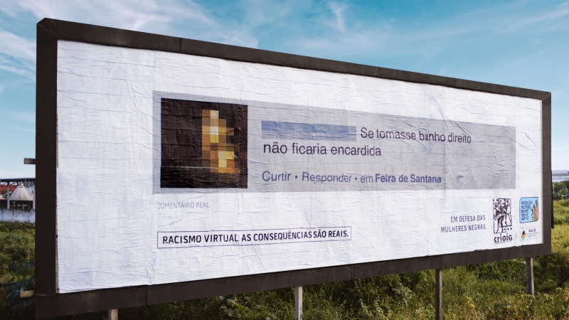 Brazil fights back against racist trolls by plastering their comments on billboards near their homes