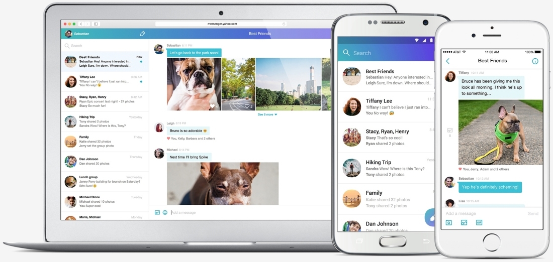 Yahoo relaunches Messenger app with a modern flair