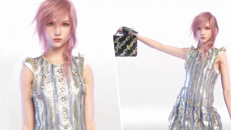 Louis Vuitton's 2016 collection, as modeled by 'Final Fantasy