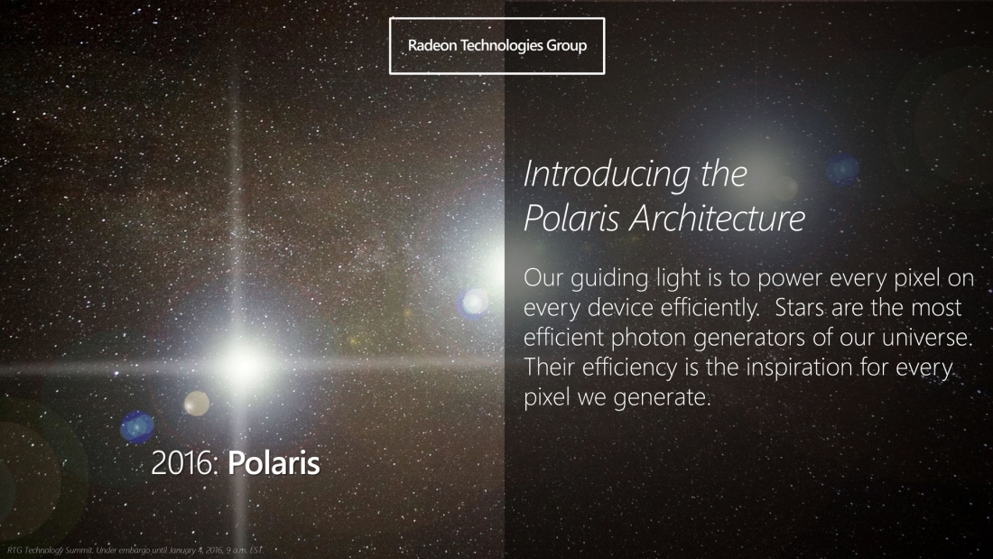 AMD announces fourth-generation graphics architecture 'Polaris'