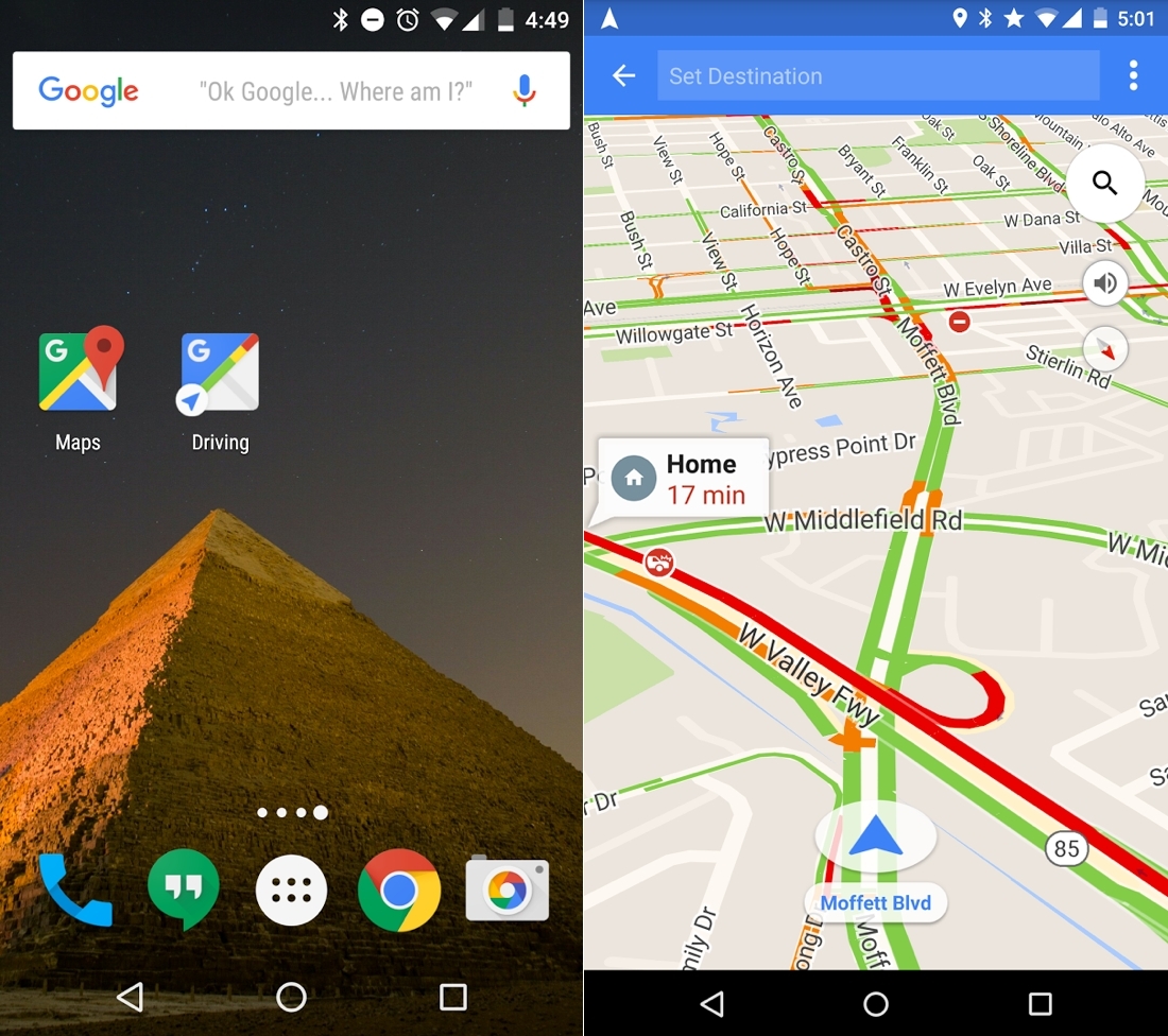 Google Maps' new Driving Mode already knows where you want to go