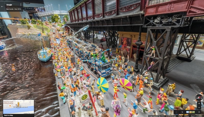 Google shrinks its cameras so you can see the world's largest model railway in Street View