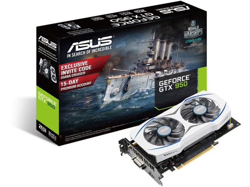 Asus' new GeForce GTX 950 requires no 6-pin PCIe power connector