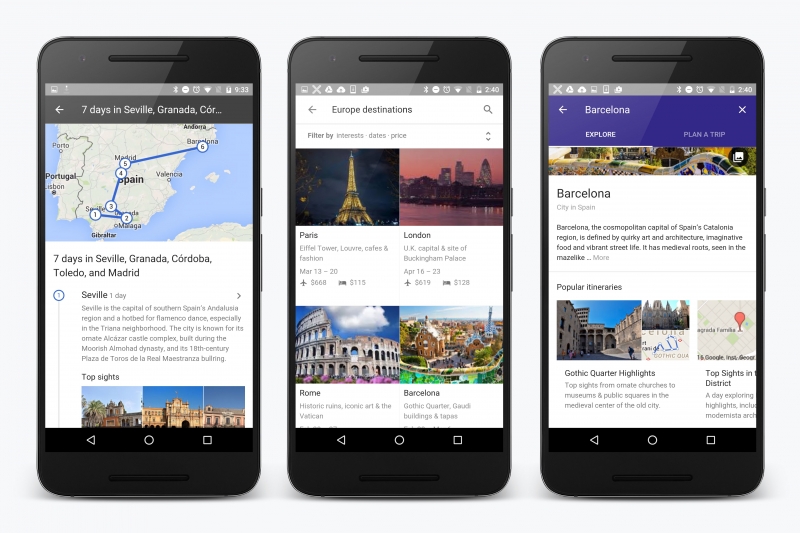 Now you can plan and book an entire vacation using Google's new mobile search engine feature