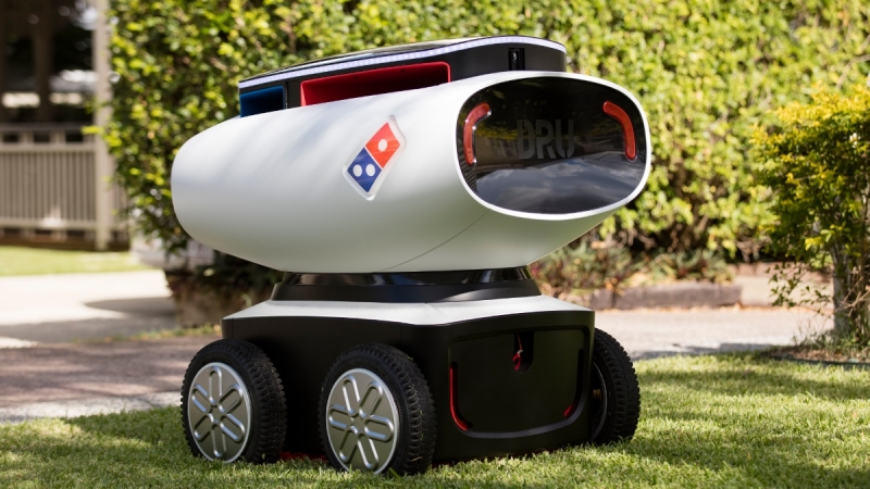 Meet DRU, the world's first autonomous pizza delivery vehicle from Domino's