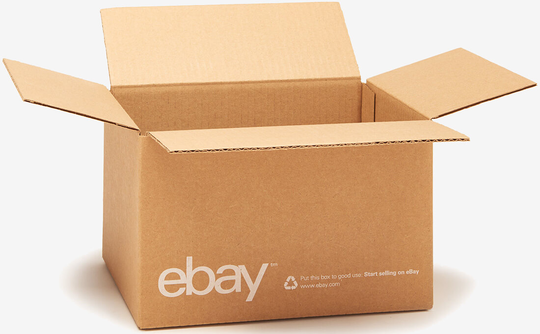 eBay launches shipping supply store stocked with branded boxes, envelopes and tape