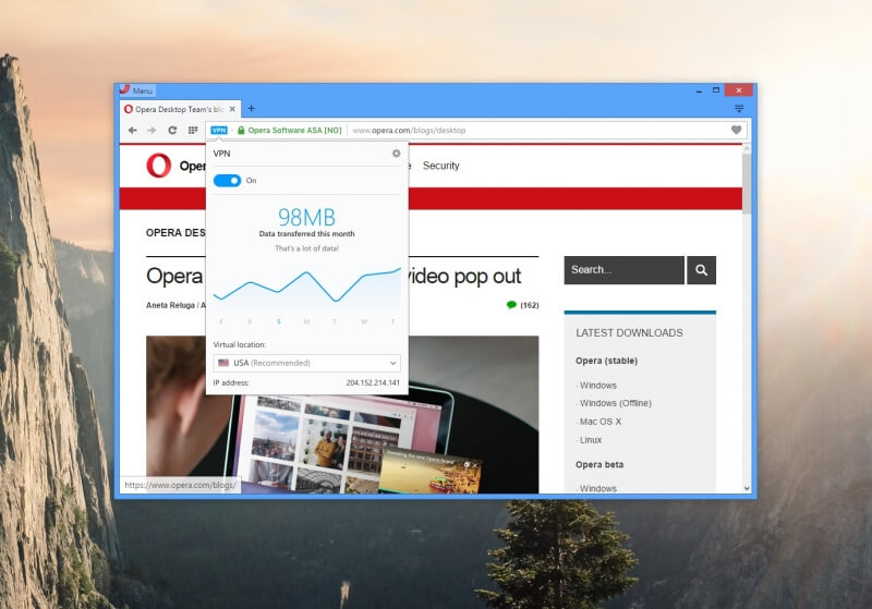 opera server free download for desk top