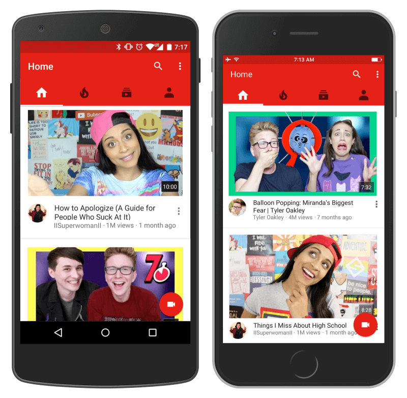 YouTube's mobile apps get a redesign and now use machine learning for better video recommendations