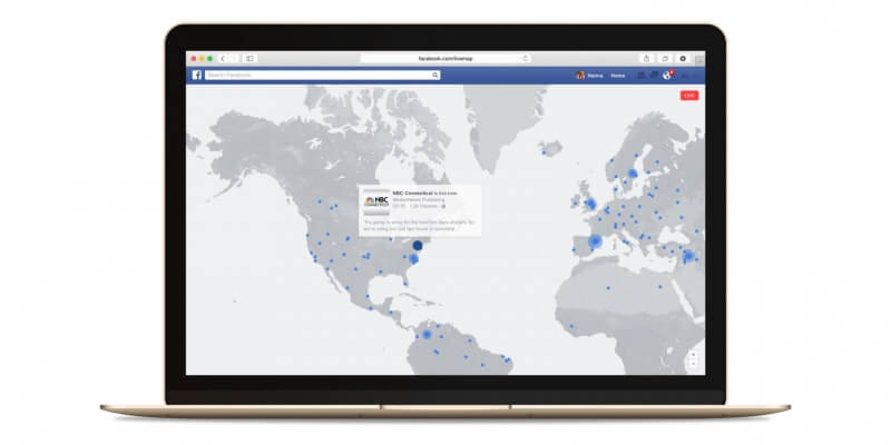 Now you can watch strangers from across the world with Facebook's interactive Live Video map