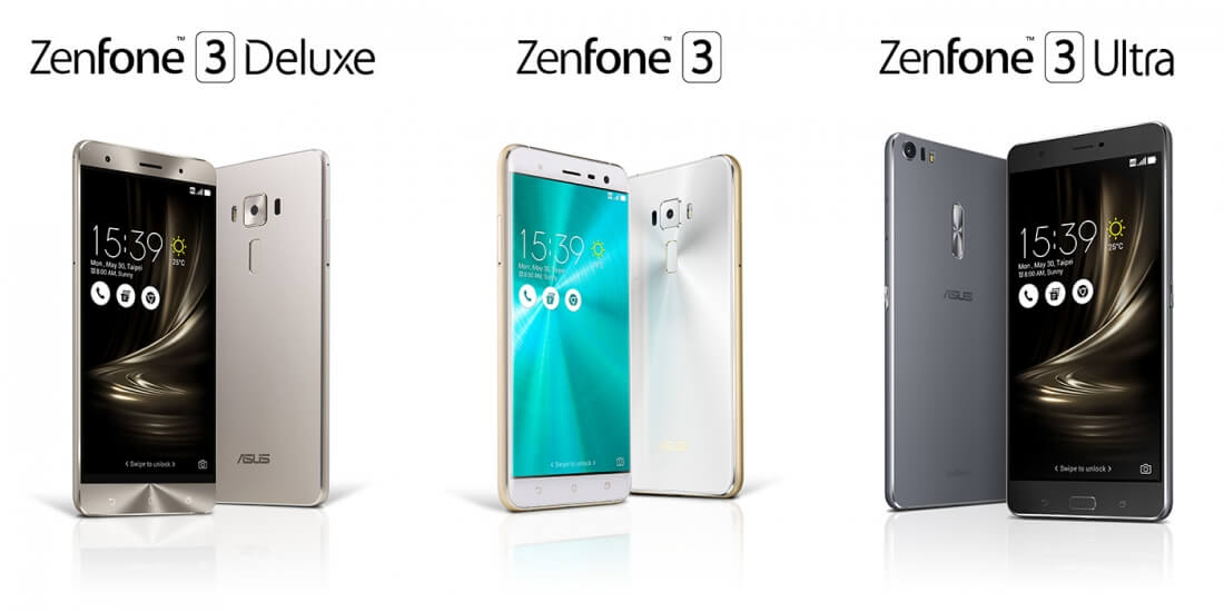 Asus unveils trio of ZenFone 3 devices for the mid-range, high-end and phablet markets