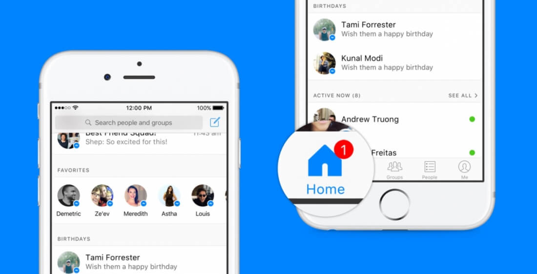 Facebook Messenger is getting a new Home screen