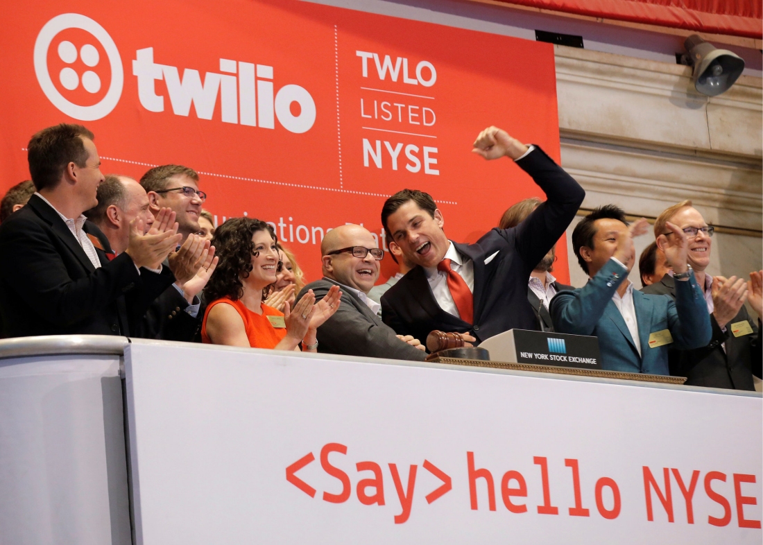 Twilio stock climbs more than 90 percent in opening day of IPO