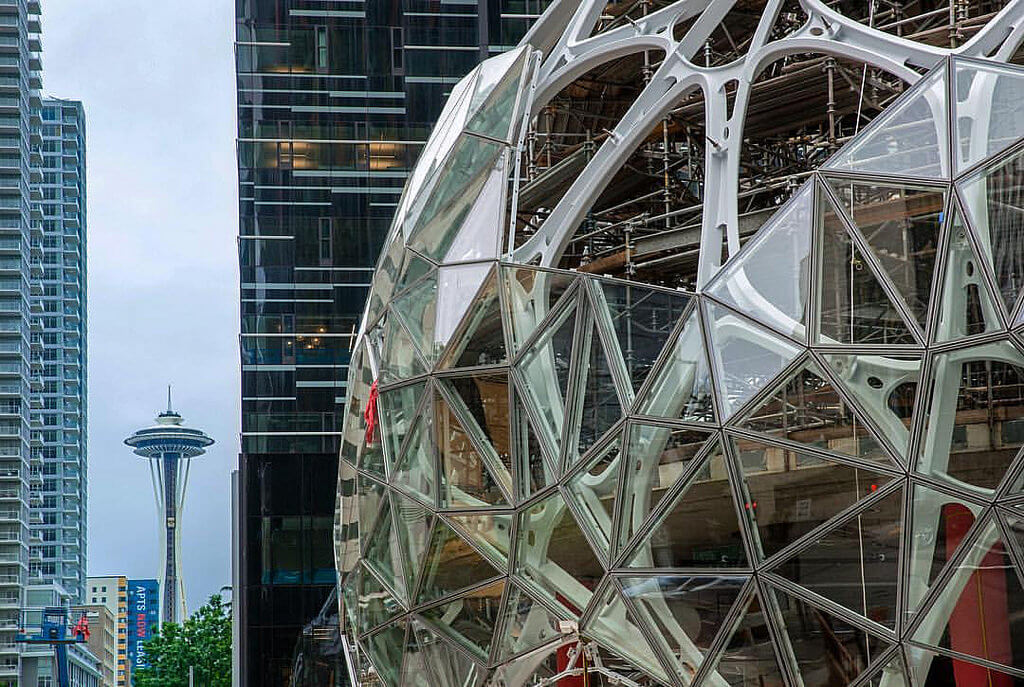 Amazon aims to inspire employees with the three Biospheres it's building at the new company HQ