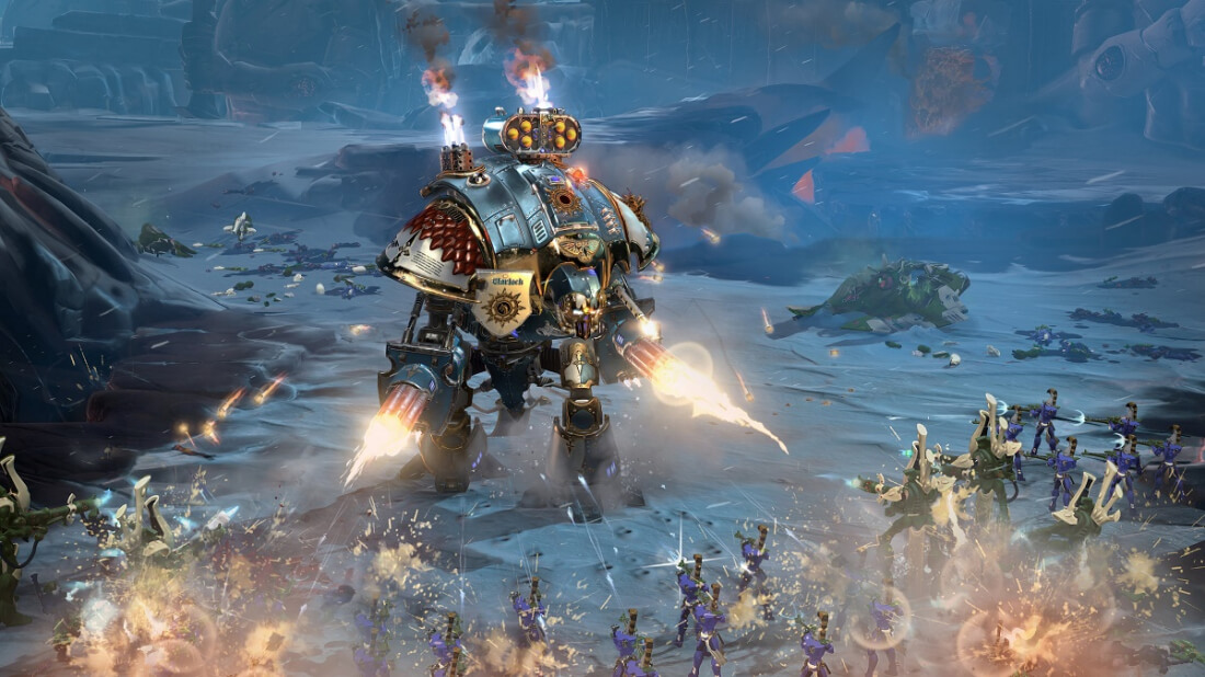 Relic Shows Off Giant Mechs And Base Building In Narrated Dawn Of War 3 Gameplay Video