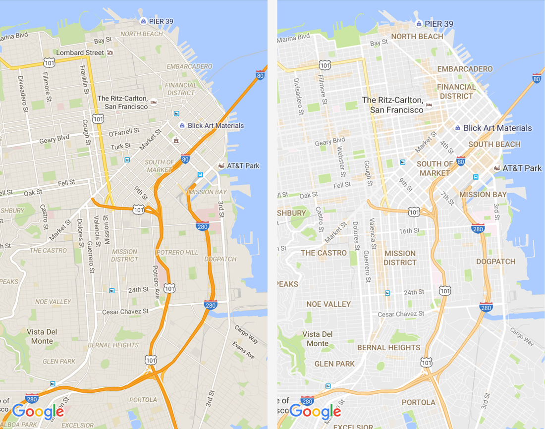 Google Maps gets a subtle refresh for a cleaner look