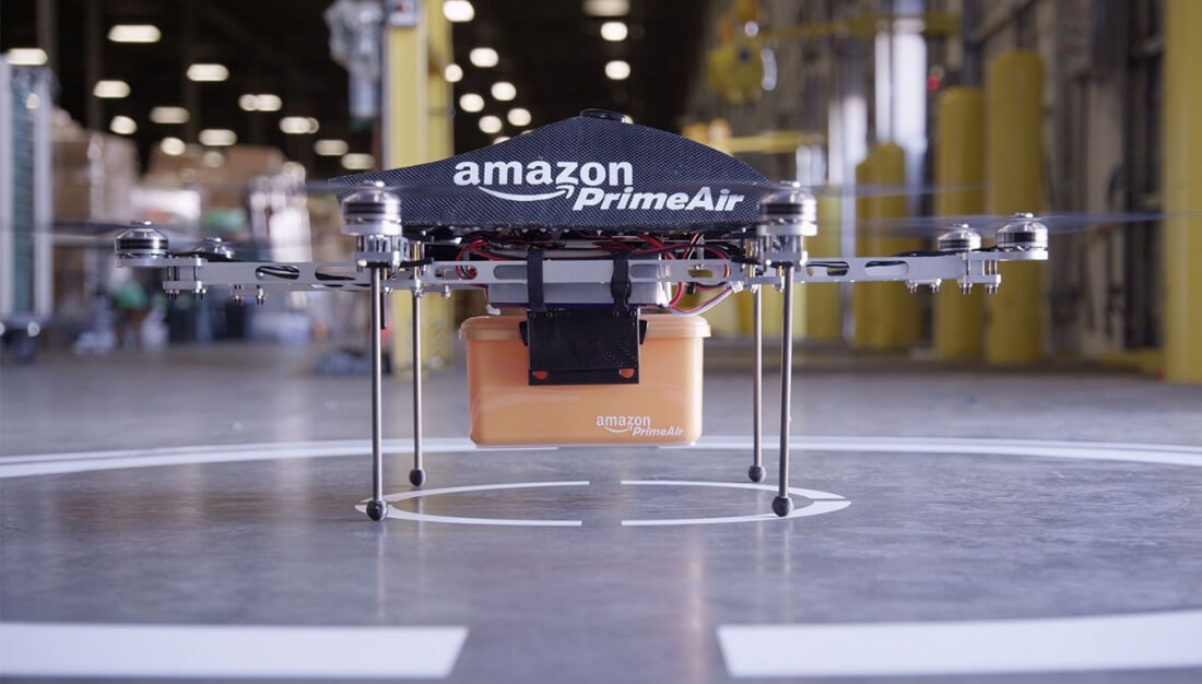 Amazon starts testing drones in the UK to avoid FAA regulations