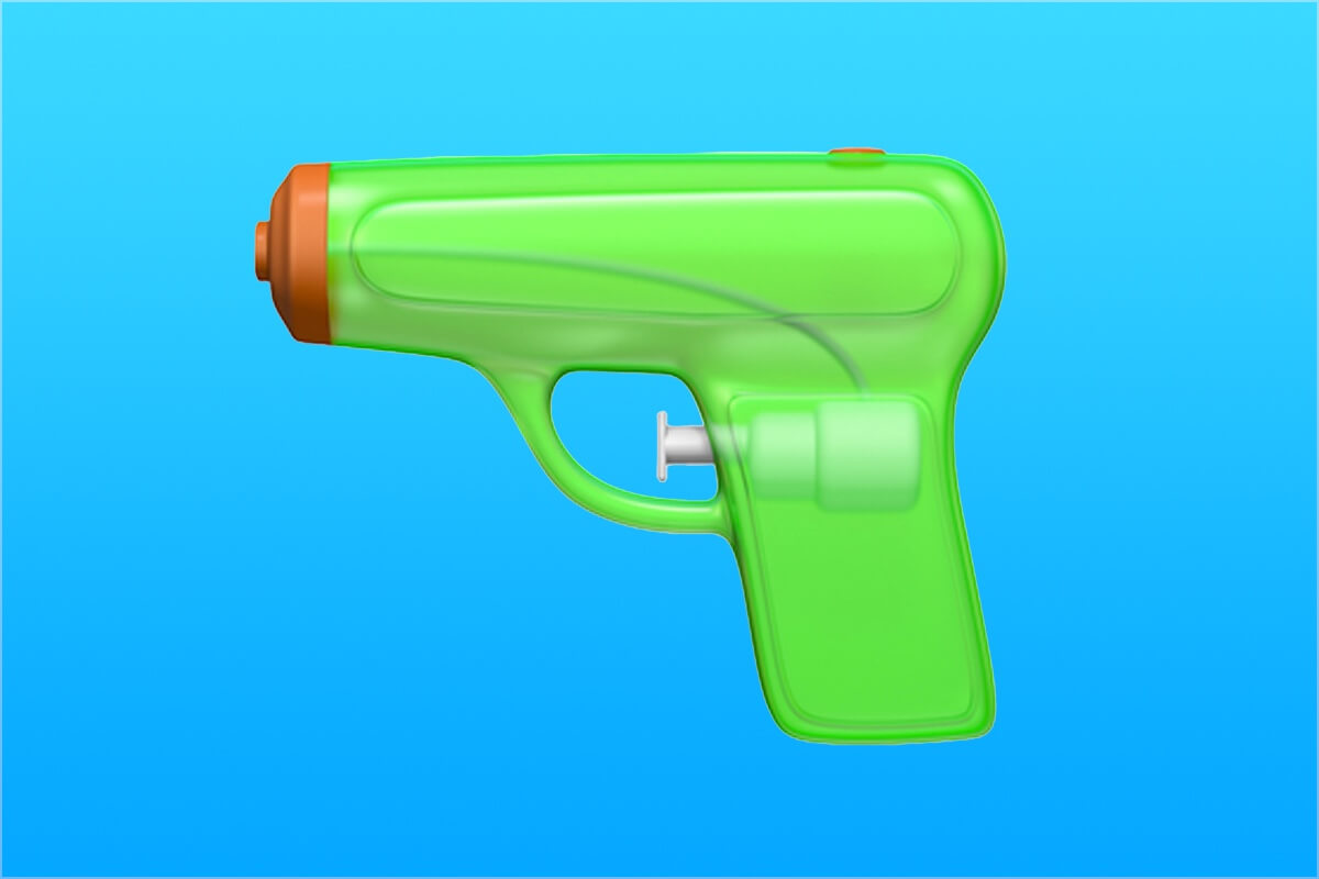 Apple is replacing its revolver emoji with a water pistol for iOS 10