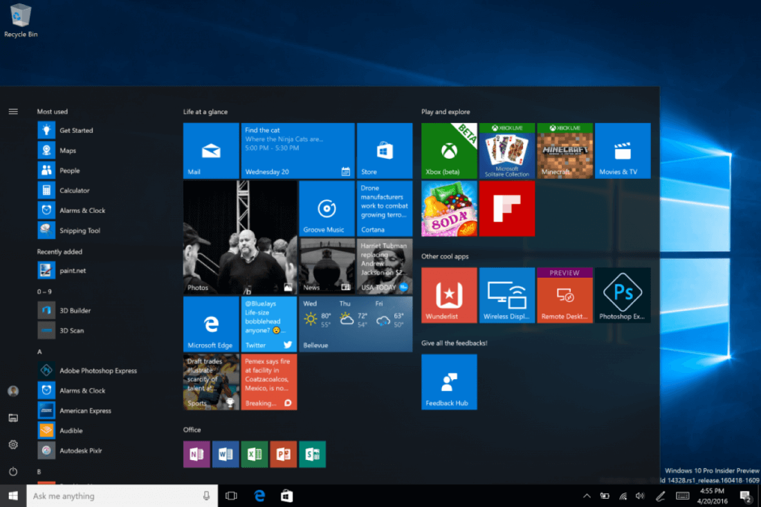 The Windows 10 Anniversary Update is here